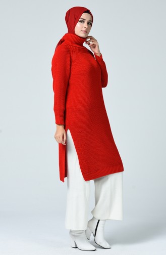 Rot Pullover 0551-01