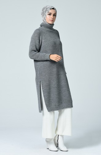 Grau Pullover 0551-02