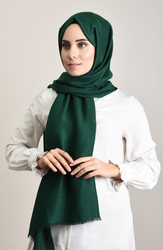 شال أخضر زمردي 13157-24