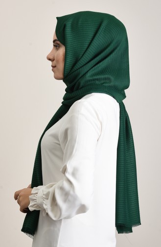 شال أخضر زمردي 13157-24
