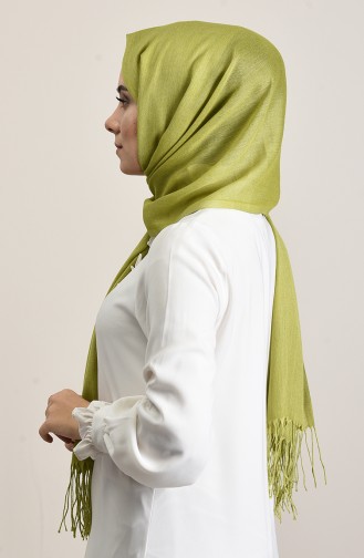 Plain Pashmina Shawl Oil Green 901472-26