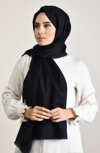 Plain Showl Navy Blue 901575-12