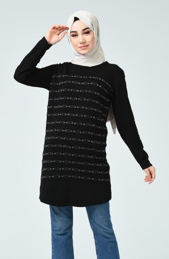 Trikot Silberner Pullover 1031-08 Schwarz 1031-08