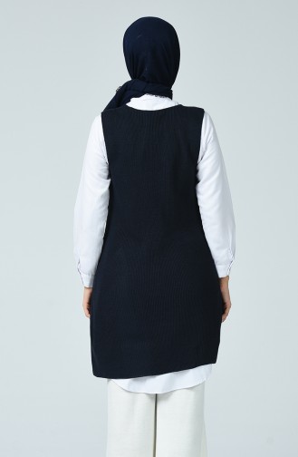 Navy Blue Sweater Vest 0014-04