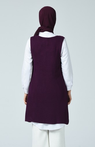 Plum Sweater Vest 0014-06