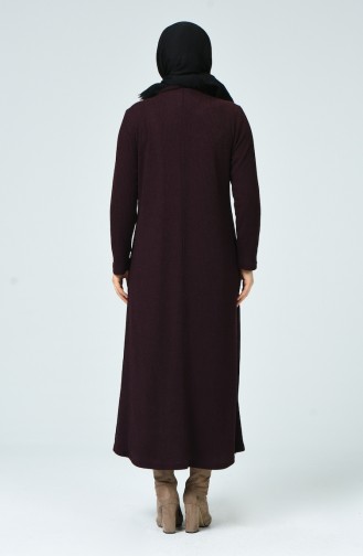 Purple Hijab Dress 1247-04