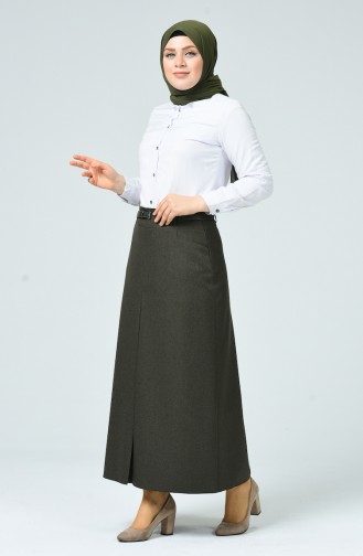 Khaki Skirt 0346-02
