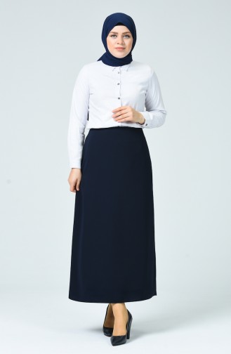 Navy Blue Skirt 0499-02