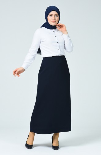 Navy Blue Skirt 0499-02