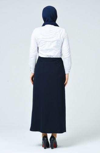 Navy Blue Skirt 0499-02