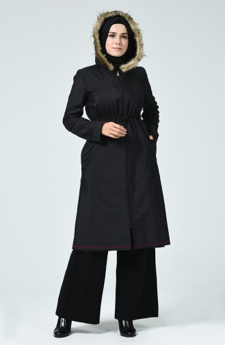 Double Sided Coat Black 6831-11