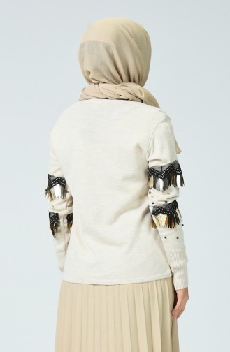 Cream Sweater 11218-01