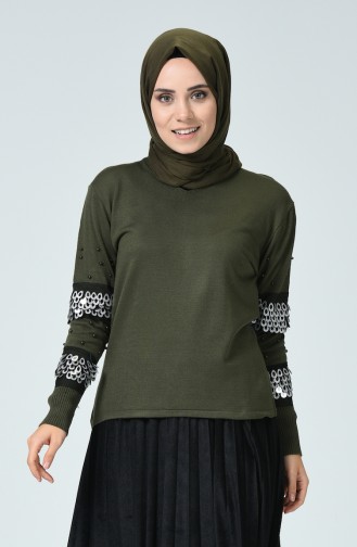 Khaki Sweater 1240-02