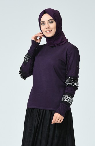 Purple Sweater 1240-03