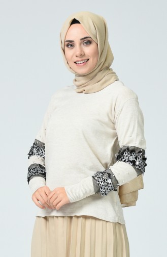 Cream Sweater 1240-05