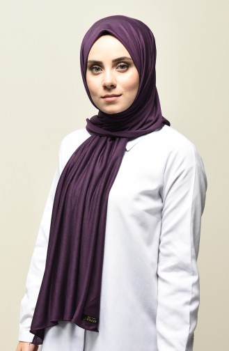 Combed Shawl Eggplant Color 3007PN-04