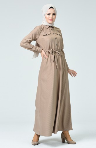 Mink Hijab Dress 0274-03