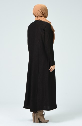 Brown Hijab Dress 0027-02