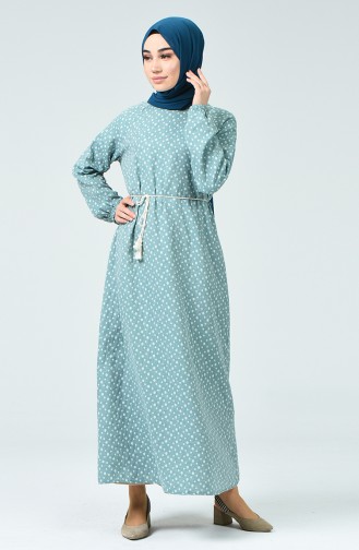 Green Hijab Dress 91S0A2119-01