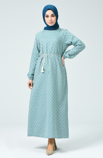 Green Hijab Dress 91S0A2119-01