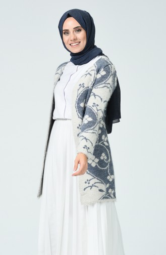 Gilet Tricot 2513-01 İndigo 2513-01