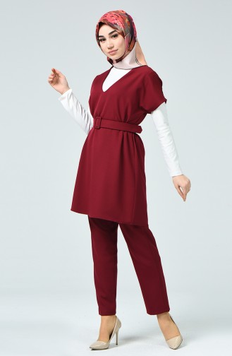 Claret Red Suit 3049-02
