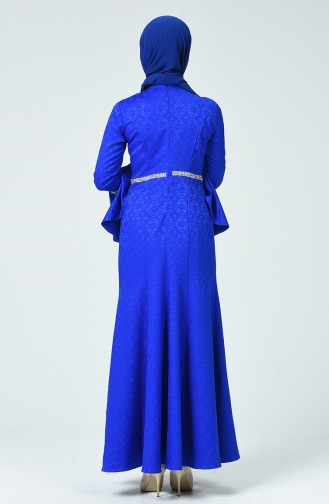 Saxon blue İslamitische Avondjurk 60081-07
