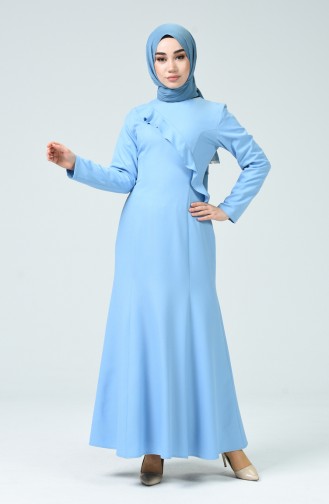 فستان أزرق فاتح 60086-06