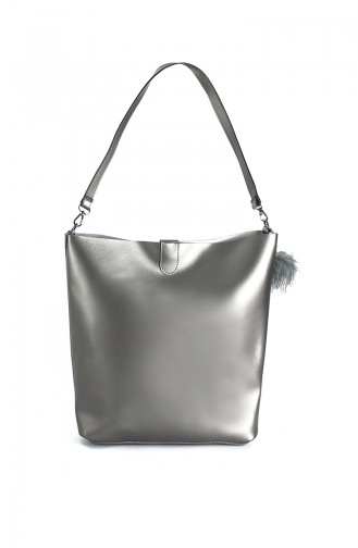 Silver Gray Shoulder Bags 10664GU