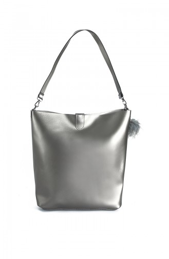 Sac D`épaule Gris argenté 10664GU