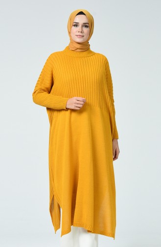 Poncho Tricot 0545-05 Moutarde 0545-05