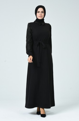 Garnish Belted Dress 81759-01 Black 81759-01