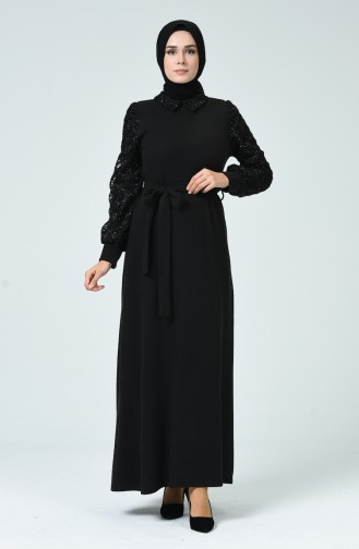 Black İslamitische Jurk 81760-01