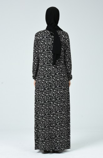 Black Hijab Dress 0041-02