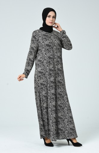 Black İslamitische Jurk 0045-01