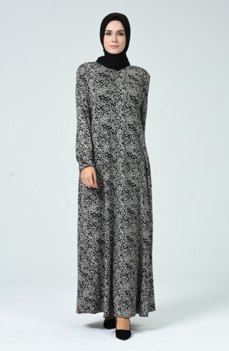 Black İslamitische Jurk 0045-01