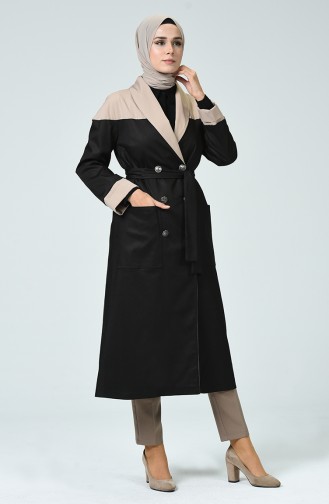 Black Trench Coats Models 3009-01