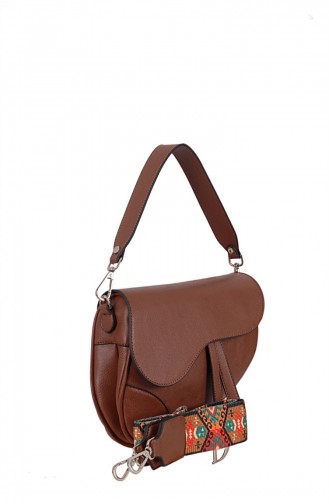 Tobacco Brown Shoulder Bag 6007300143913