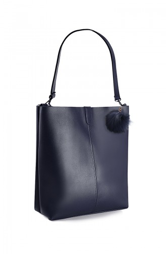 Navy Blue Shoulder Bag 10664LA