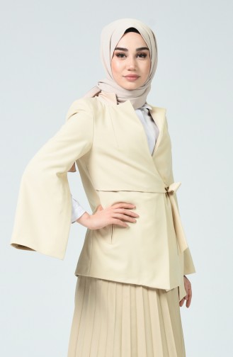 Beige Jacke 6472-02