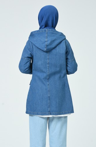 Veste Jean a Capuche 6074-02 Bleu Jean 6074-02