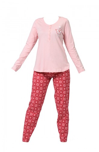 Lachsrosa Pyjama 905130-B