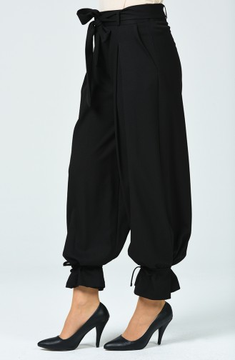 Pantalon à Lacet 1734-01 Noir 1734-01