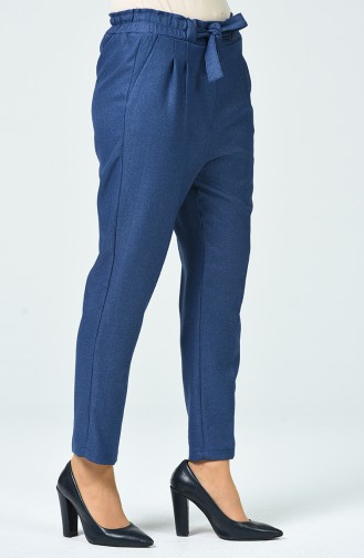 Pantalon à Motifs 1737-02 Bleu 1737-02