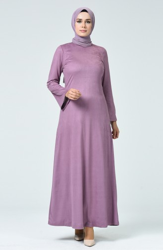 Beige-Rose Hijab Kleider 1346-01