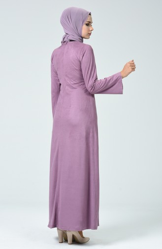 Robe en Daim 1346-01 Rose Pâle 1346-01