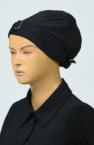 Schwarz Hijab Badeanzug 0406-02