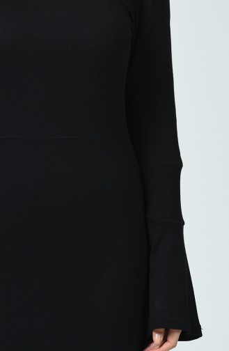 Black Hijab Dress 4331A-03