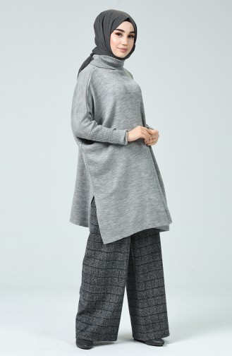 Grau Pullover 0022-04