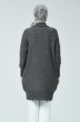 Pocket Tricot Sweater Smoky 4191-05